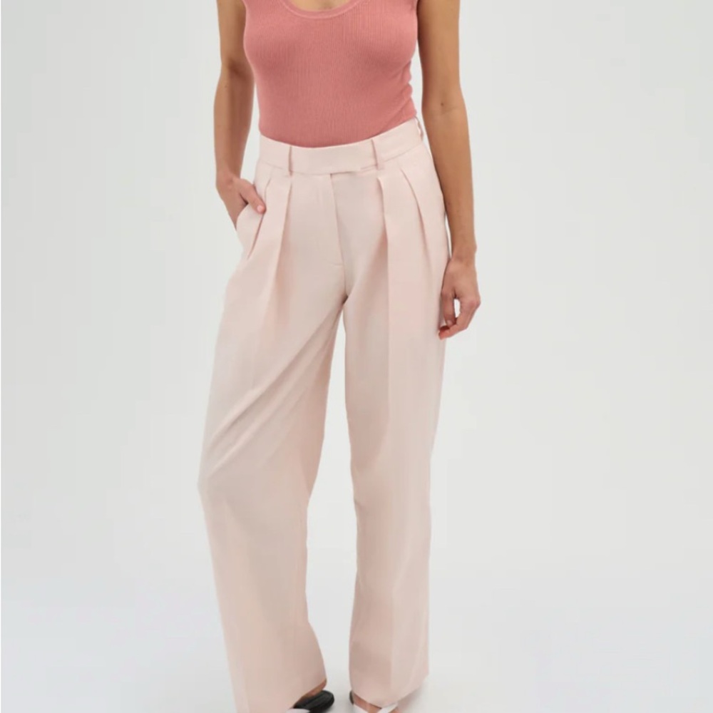 Bellerose Pleated Trouser Women's Wide-Leg Pants Sz2